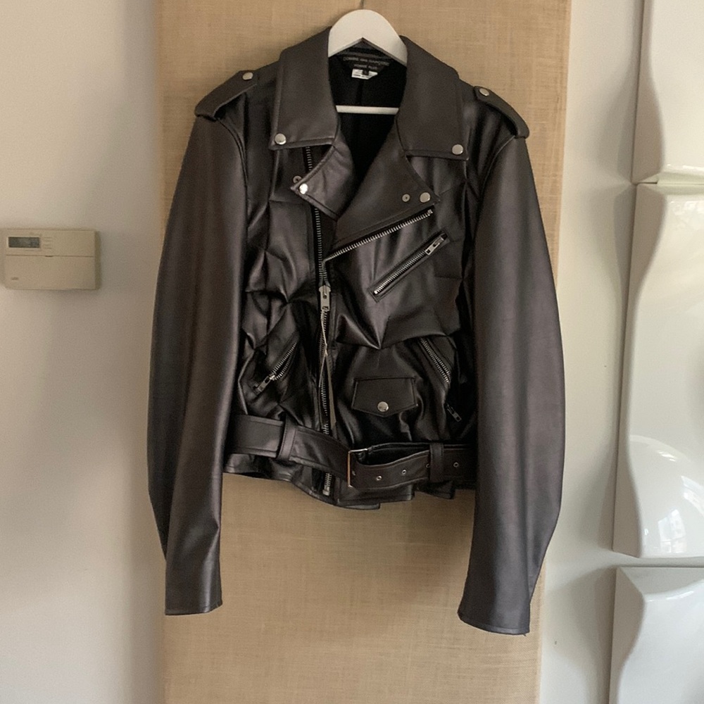 NWT CDG AD2020 homme plus fold stitch Moto